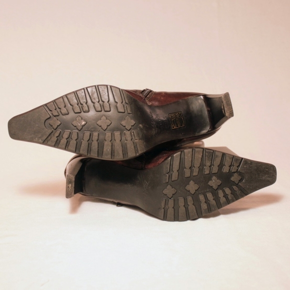 Zita Maria Brown Metallic Leather Boots - Picture 8 of 8